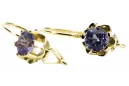  Alexandrite 14K Yellow gold Vintage vec019y